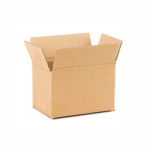 ONLY BOXES Pack 25 Cajas de Cartón para envíos Almacenamiento Paquetería, Canal Simple Reforzado, Dimensiones: 15x10x10 cm, Cajas pequeñas con solapa.