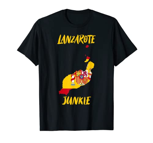 Lanzarote Flagge - Lanzarote Junkie - Lanzarote Camiseta