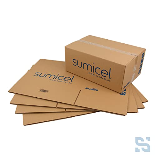 Sumicel - Pack Mudanza con rollo de plástico de burbujas de 50 cm de ancho y 100 metros de longitud (Pack 5)