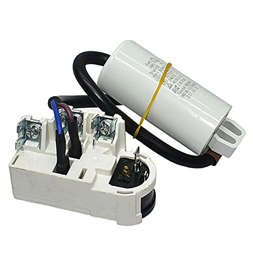 NUHFUFA TY-QZ-109 Arrancador + condensador 5uF Protector de sobrecalentamiento para refrigerador, relé accesorios para Haier Refrigerador Congelador Compresor