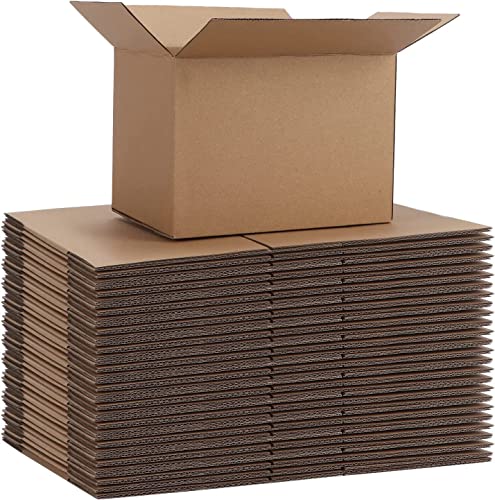 HORLIMER 40 Paquetes de Cajas de Carton para Envios 17,8 x 12,7 x 12,7 cm, Embalaje para Pequeñas Empresas y Regalos